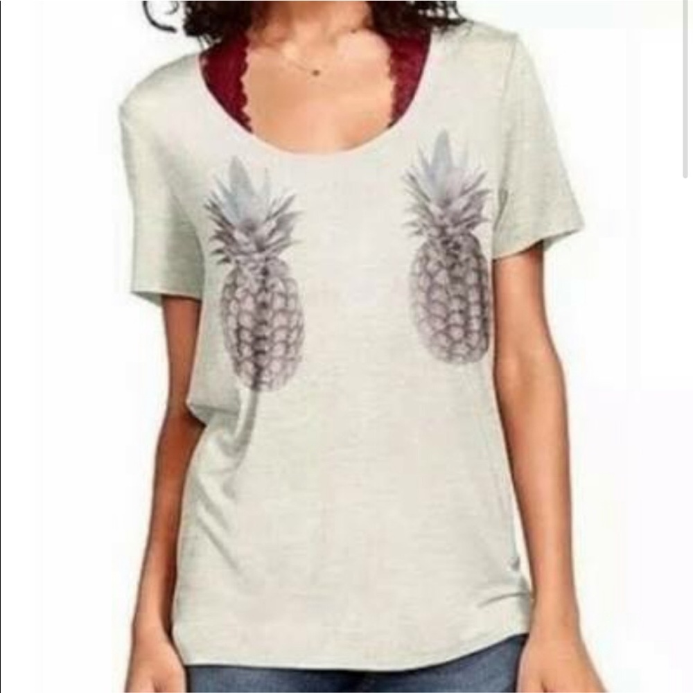 Victoria Secrets PINK super soft Pineapple tshirt